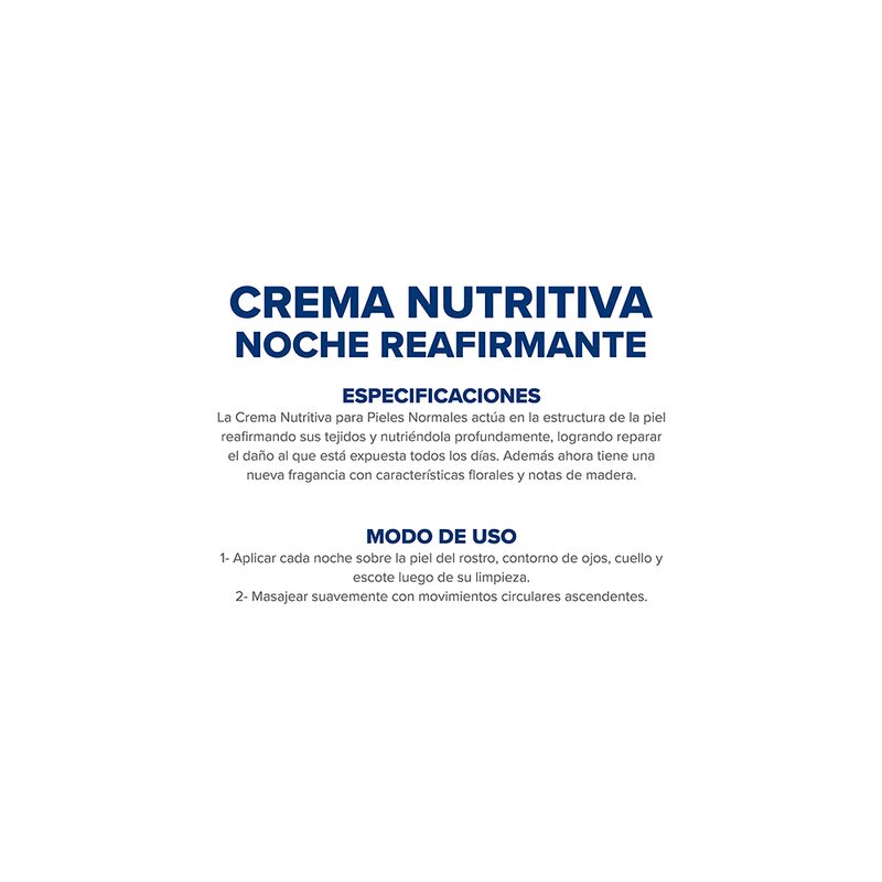 DERMAGLOS - CREMA FACIAL NUTRITIVA DE NOCHE X 70G - Imagen 3