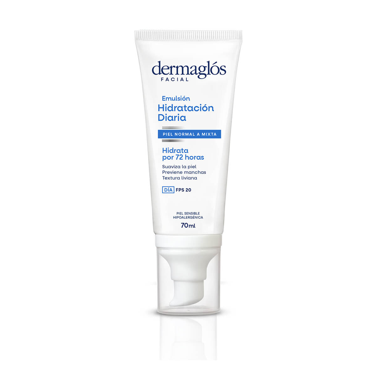 DERMAGLOS - EMULSION FACIAL HIDRATANTE DE DIA CON FPS 20 X 70G