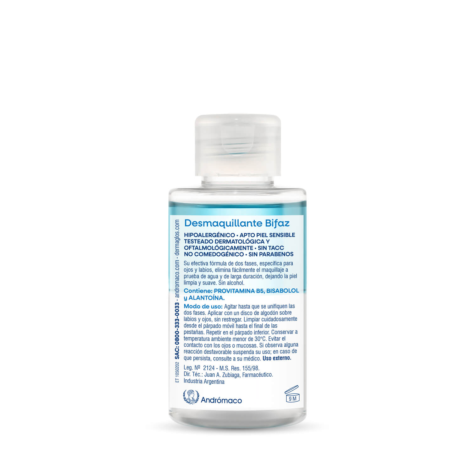 DERMAGLÓS - DESMAQUILLANTE DE OJOS BIFAZ x 100 ML - Imagen 4