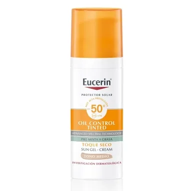 EUCERIN - SUN FACE OIL CONTROL FPS30 TOQUE SECO TONO MEDIO