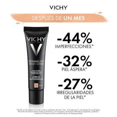 VICHY - DERMABLEND 3D CORRECTION BASE TONO 15 OPAL - Imagen 3