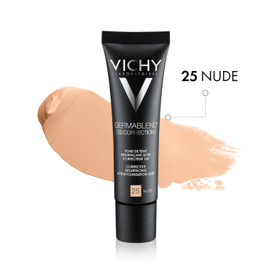 VICHY - DERMABLEND 3D CORRECTION BASE TONO 25 NUDE - Imagen 3