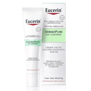EUCERIN - DermoPure Oil Control - Crema Facial Intensiva de Noche