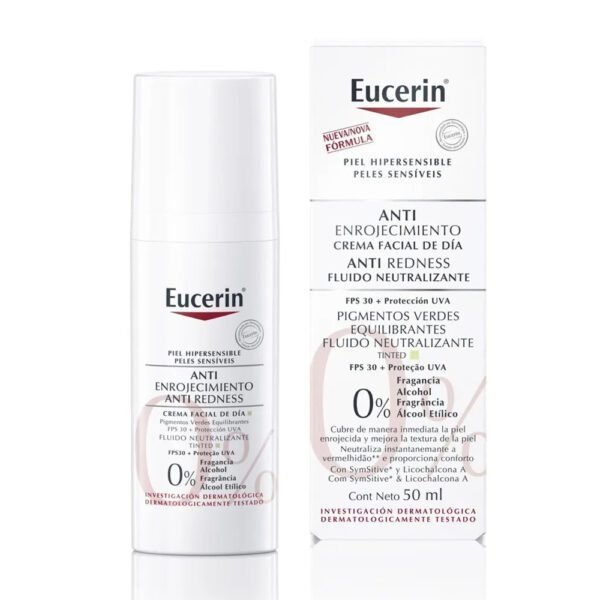 EUCERIN - UltraSensitive Crema facial Antienrojecimiento de día FPS30