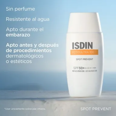ISDIN - FOTOULTRA SPOT PREVENT FUSION FLUID SPF 50+ - Imagen 3