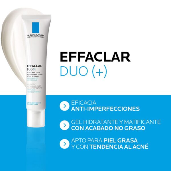 COMBO LA ROCHE POSAY - Effaclar Dúo (+) + Anthelios Toque Seco Sin Color - Imagen 2