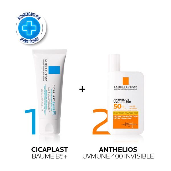 COMBO LA ROCHE POSAY - Cicaplast x 100Ml + Anthelios UVMune Fluido Sin Color