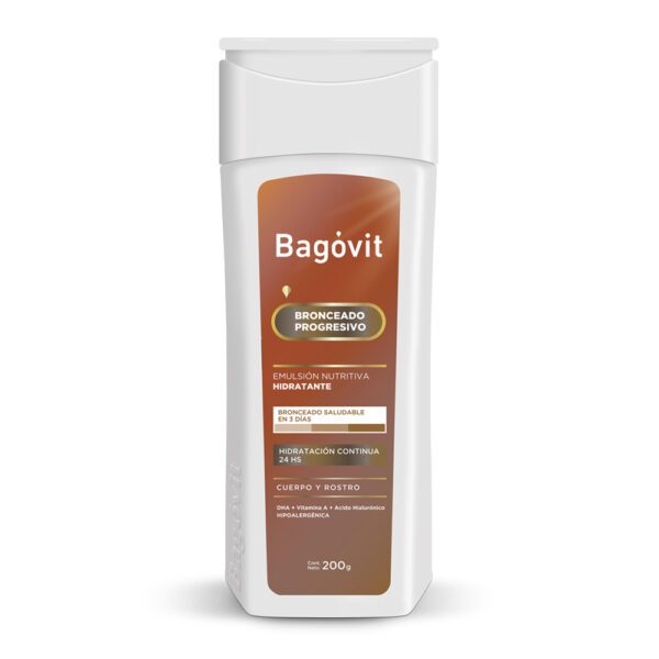 BAGOVIT A EMULSION HIDRATANTE AUTOBRONCEANTE EMULS.X 200 ML