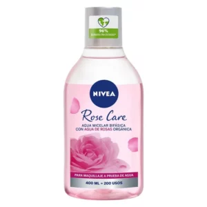 NIVEA - FACIAL ROSA CARE AGUA MICELAR BIFASICA x400ml