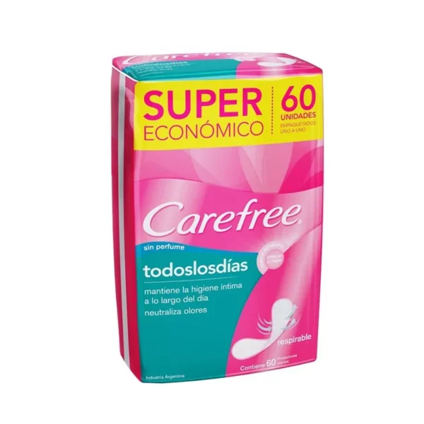 CAREFREE PROTECTORES DIARIOS TODOS LOS DIAS x60