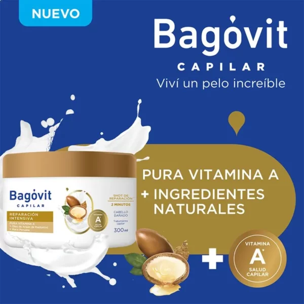 BAGOVIT CAPILAR REPARACION INTENSIVA TRATAMIENTO CAPILAR x300ml - Imagen 2