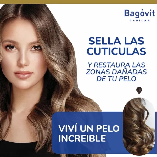 BAGOVIT CAPILAR REPARACION INTENSIVA TRATAMIENTO CAPILAR x300ml - Imagen 3