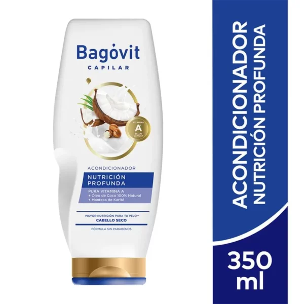 BAGOVIT CAPILAR ACONDICIONADOR NUTRICION PROFUNDA x350 ML - Imagen 2