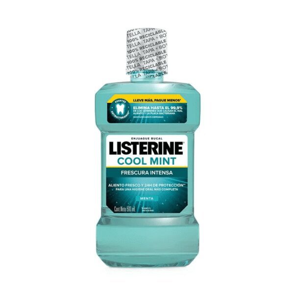 LISTERINE ENJUAGUE BUCAL COOL MINT x500ML