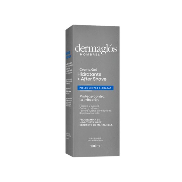 DERMAGLOS CREMA GEL HIDRANTANTE AFTER SHAVE HOMBRES x100ML - Imagen 2