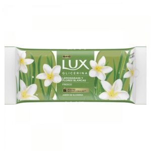 LUX JABON GLICERINA LEMONGRASS Y FLORES x3 x90g