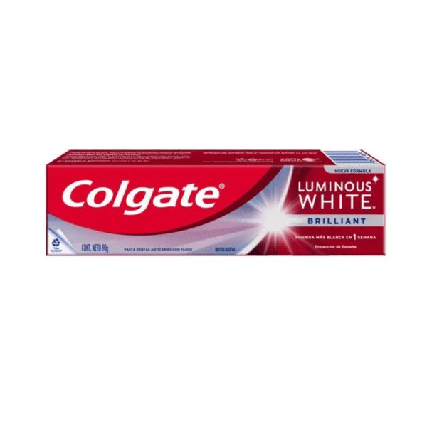 COLGATE PASTA DENTAL LUMINOUS WHITE BRILLANT x90G