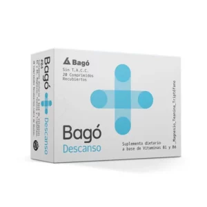 BAGO+DESCANSO SUPLEMENTO DIETARIO x20COMP