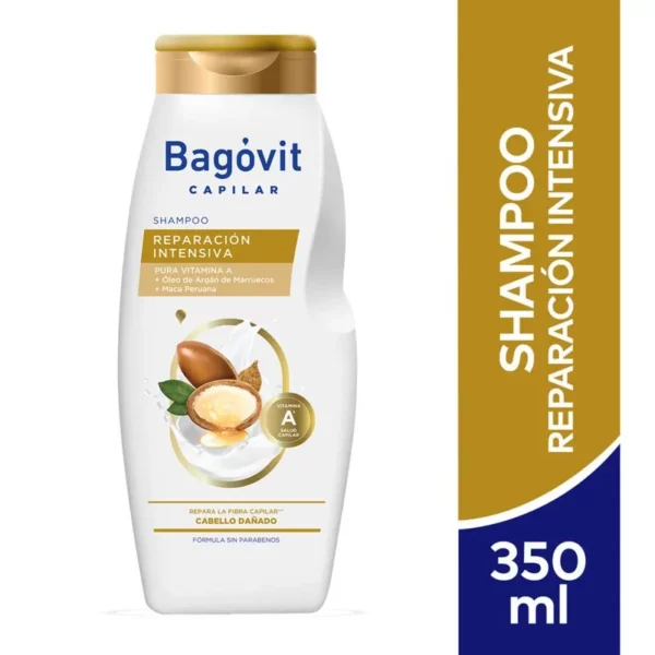 BAGOVIT CAPILAR SHAMPOO REPARACION INTENSIVA  x350 ML - Imagen 2