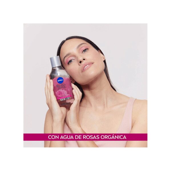 NIVEA - FACIAL ROSA CARE AGUA MICELAR BIFASICA x400ml - Imagen 3