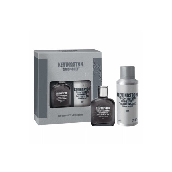 KEVINGSTON 1989 GREY ESTUCHE EDT (PERFUME x60ML + DESODORANTE x160ML)