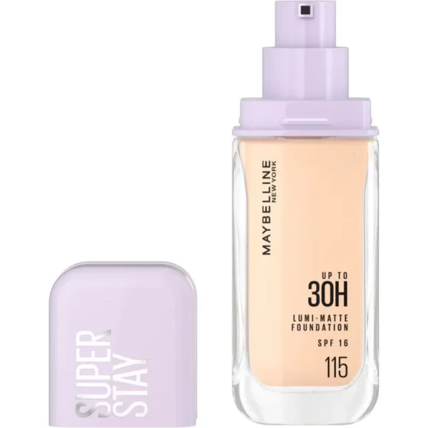 MAYBELLINE SUPER STAY LUMI MATTE BASE DE MAQUILLAJE T.115 - Imagen 2