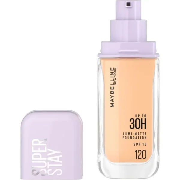 MAYBELLINE SUPER STAY LUMI MATTE BASE DE MAQUILLAJE T.120 - Imagen 2