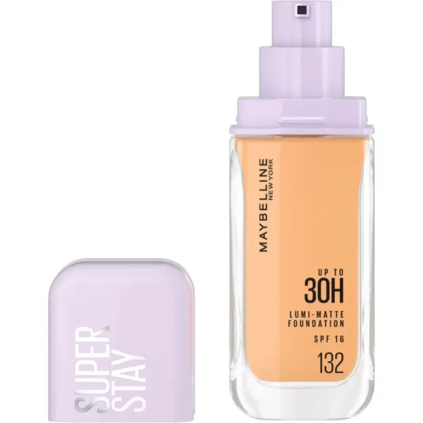 MAYBELLINE SUPER STAY LUMI MATTE BASE DE MAQUILLAJE T.132 - Imagen 2
