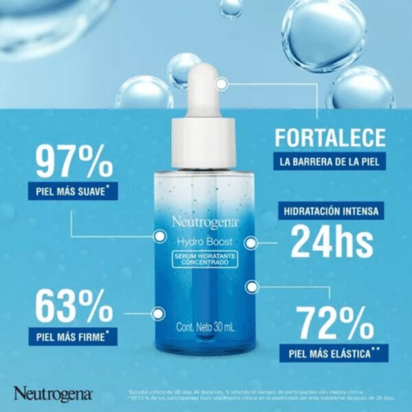 NEUTROGENA HYDRO BOOST SERUM NIACINAMIDA x30ml - Imagen 2