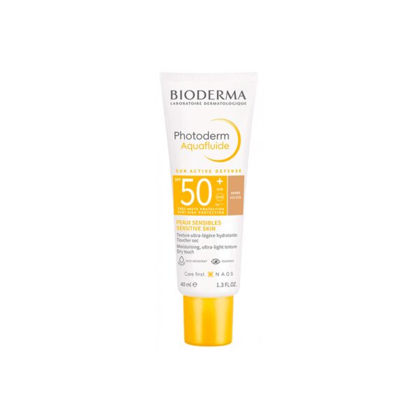BIODERMA PHOTODERM AQUAFLUIDE FPS50 + TINTA DORADA x40ml