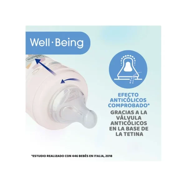 CHICCO MAMADERA WELL-BEING GIRL x150ML - Imagen 2