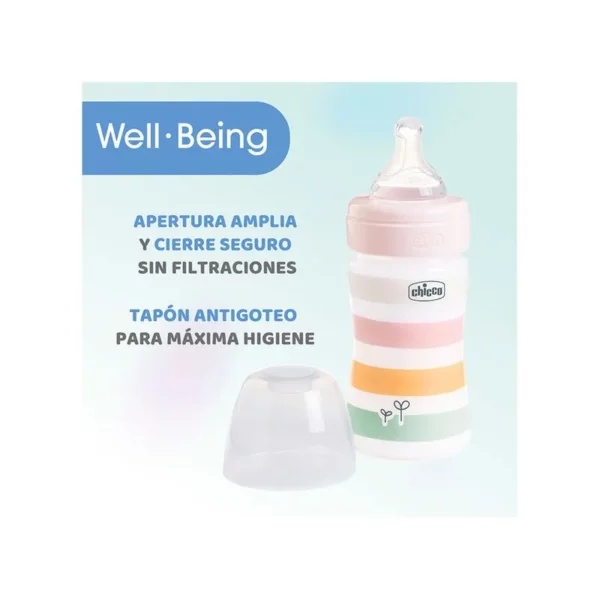 CHICCO MAMADERA WELL-BEING GIRL x150ML - Imagen 4