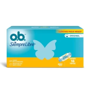 O.B TAMPONES MEDIO x16