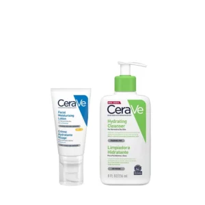 COMO CERAVE LIMPIADOR FACIAL HIDRATANTE + LOCION HIDRATANTE FPS 30