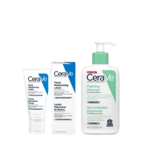 COMBO CERAVE GEL FACIAL LIMPIADOR ESPUMOSO + LOCIÓN HIDRATANTE