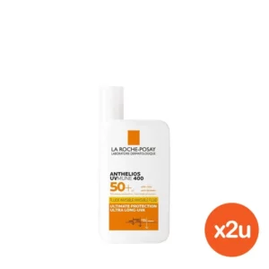 COMBO LRP ANTHELIOS UV MUNE 400 FLUIDO INVISIBLE FPS 50+ x50ML x2unid