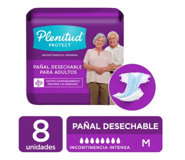 PLENITUD PROTECT PAÑAL PARA ADULTO TALLE M x8