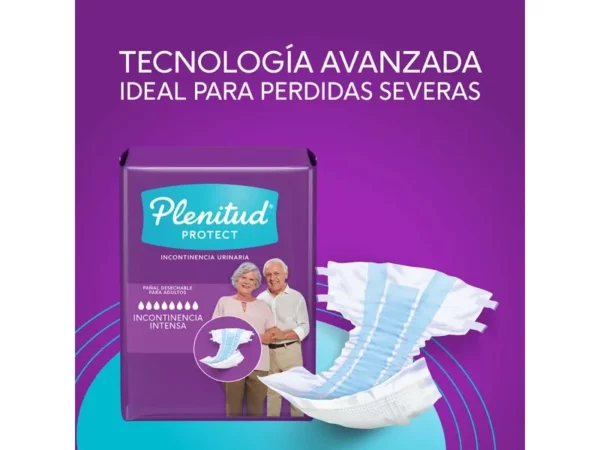 PLENITUD PROTECT PAÑAL PARA ADULTO TALLE M x8 - Imagen 2