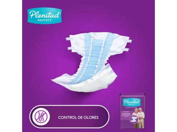 PLENITUD PROTECT PAÑAL PARA ADULTO TALLE M x8 - Imagen 3