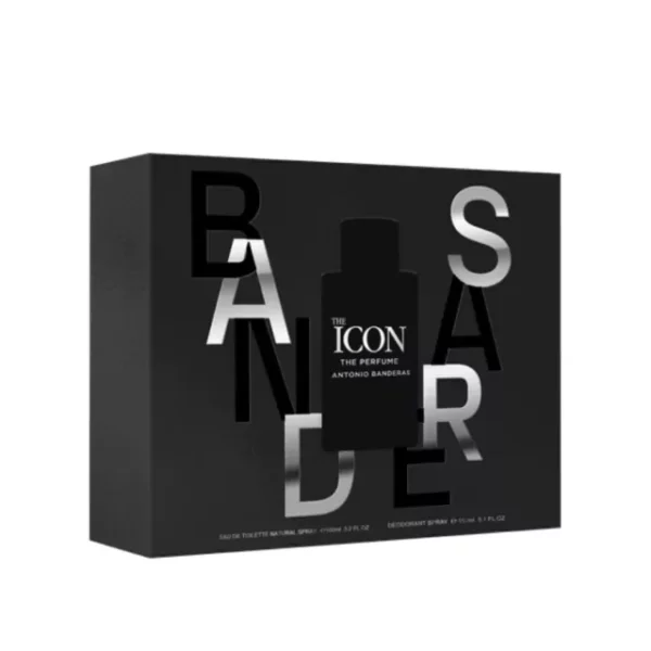 ANTONIO BANDERAS THE ICON EDP (PERFUME x100ML + DESODORANTE x150ML) - Imagen 2