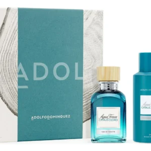 ADOLFO DOMINGUEZ AGUA FRESCA CITRUS CEDRO x120ML + DESODORANTE x150