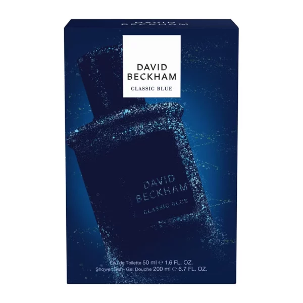 DAVID BECHAM BLUE SET EDT (PERFUME x50ML + SHOWER GEL x200ML) - Imagen 2