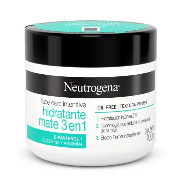 NEUTROGENA HIDRATANTE 3 EN 1 MATE CREMA x100G