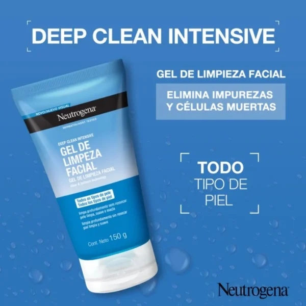 NEUTROGENA DEEP CLEAN LIMPIADOR EN GEL x150ML - Imagen 3