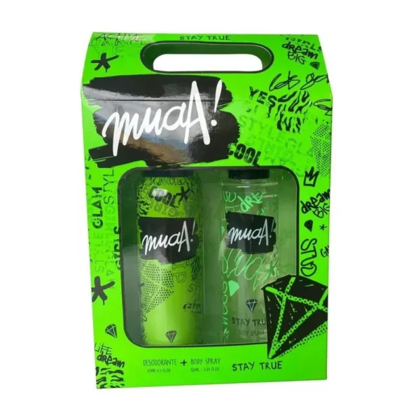 MUAA SET STAY TRUE BODY SPLASH x150ML + DEO