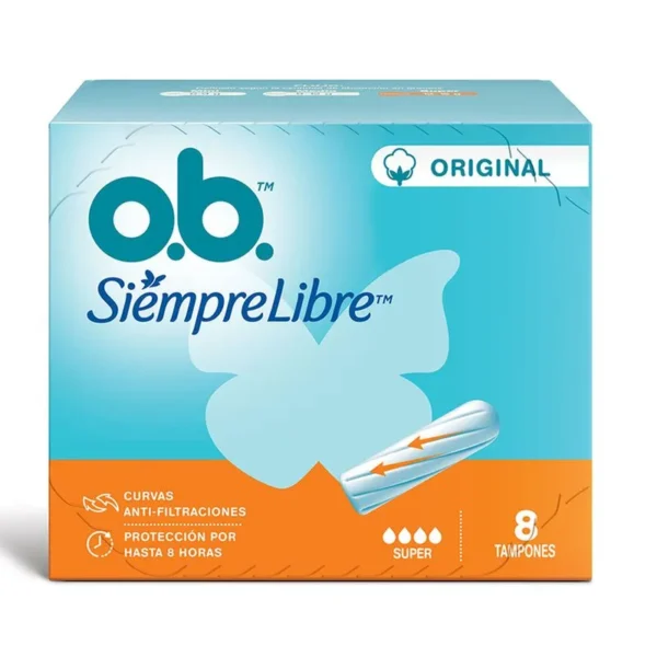 SIEMPRE LIBRE TAMPONES SUPER x8