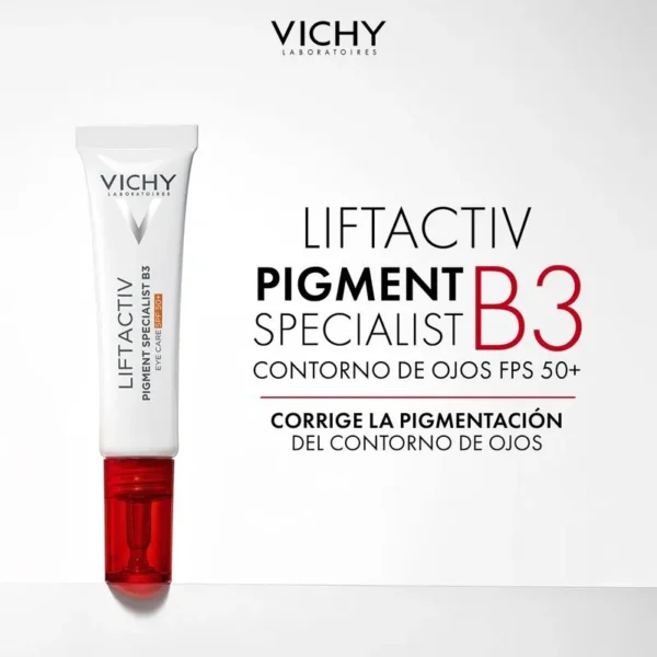 VICHY LIFTACTIV B3 PIGMENT SPECIALIST SPF 50+ CONTORNO DE OJOS x15ML - Imagen 2