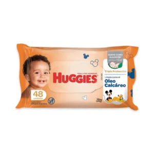 HUGGIES TOALLAS HUMEDAS CON OLEO CALCÁREO x48