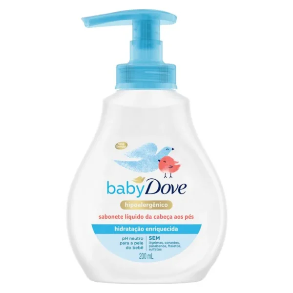 DOVE BABY JABON LIQ HUMECTACION ENRIQUECIDA x200ML