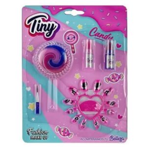 TINY MAQUILLAJE BRILLO Y UÑAS
